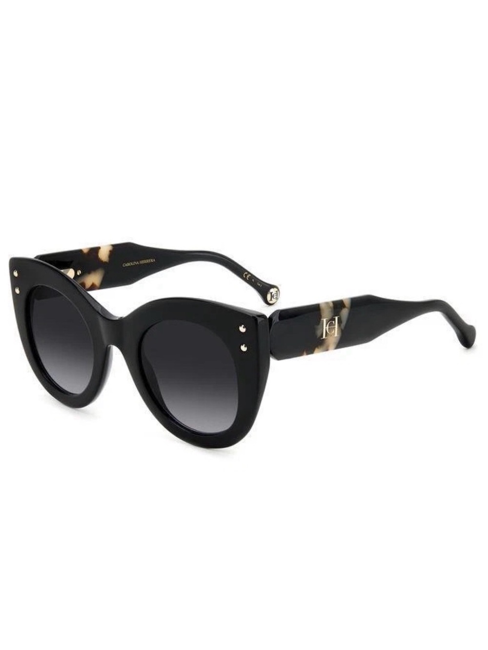 Carolina Herrera Grey Shaded Cat Eye Ladies Sunglasses